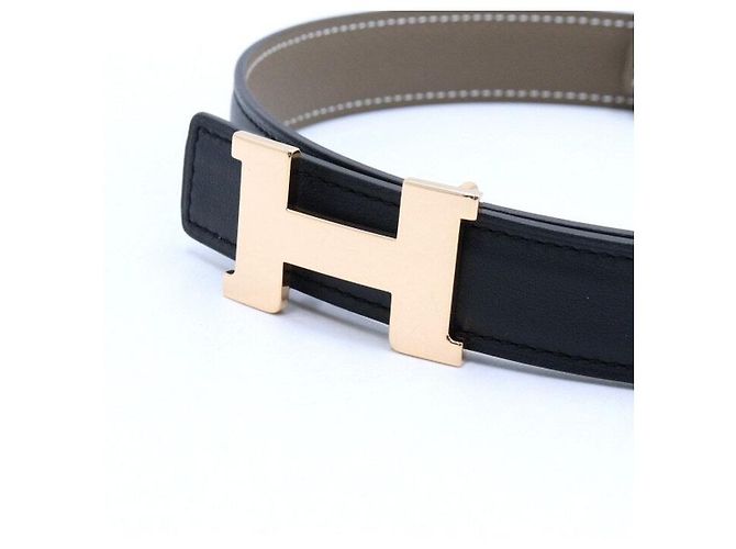 Hermès Cinturón reversible para mujer Mini Constance Negro - vista 3