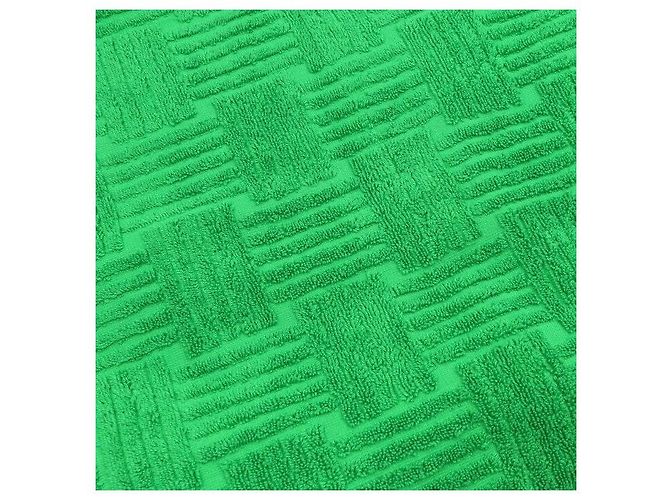 Bottega Veneta Toalla de Playa de Toalla de Algodón Intricato Verde - vista 6