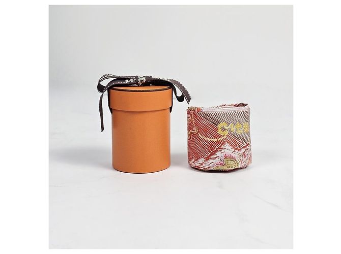 Hermès Sciarpa in seta Twilly City of Light da donna Rosso - vista 11