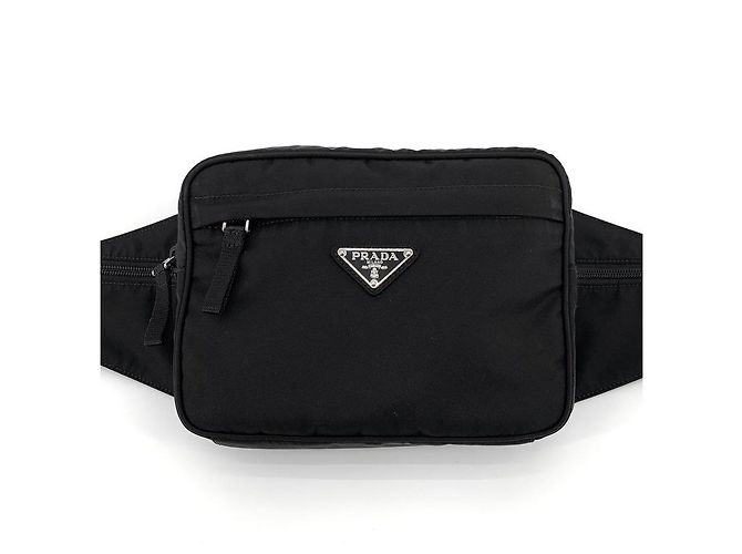 Prada Pocono Biker Gürteltasche Schwarz - Ansicht 11