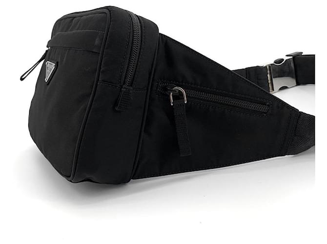 Prada Pocono Biker Gürteltasche Schwarz - Ansicht 5