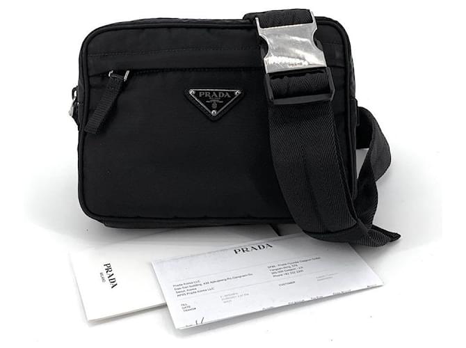 Prada Pocono Biker Gürteltasche Schwarz - Ansicht 9