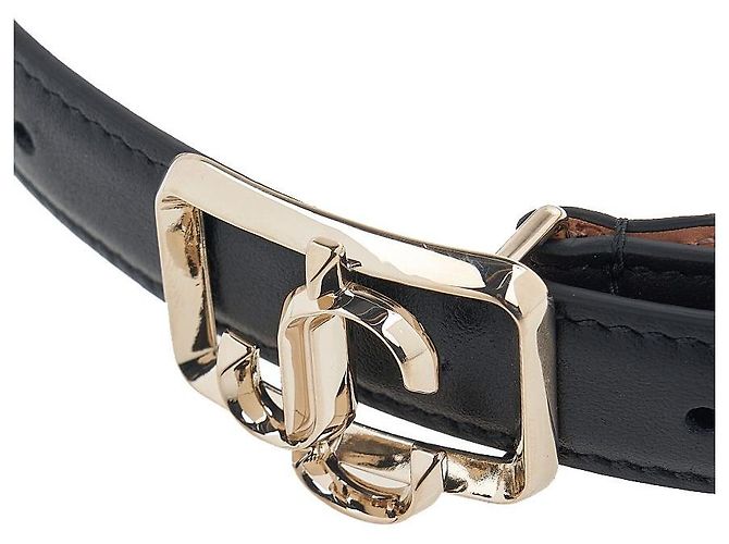 Jimmy Choo Gürtel JC Square PKR Black Light Gold Mehrfarben - Ansicht 6