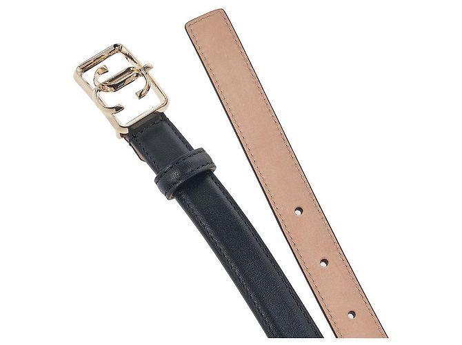 Jimmy Choo Gürtel JC Square PKR Black Light Gold Mehrfarben - Ansicht 9