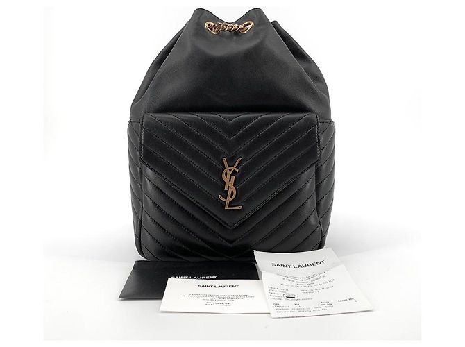 Saint Laurent Zaino Monogram JOE Nero - vista 9