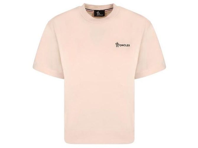Moncler Besticktes Logo Baumwoll-T-Shirt - Ansicht 4