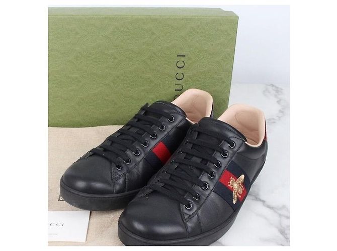 Gucci Ace Sneakers Black Negro - vista 2