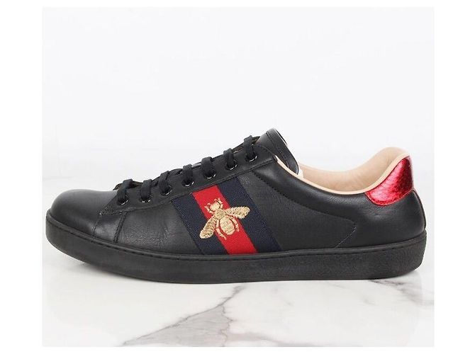 Gucci Ace Sneakers Black Negro - vista 3