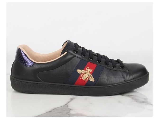 Gucci Ace Sneakers Black Negro - vista 4