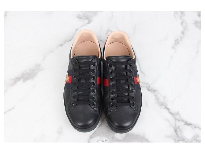 Gucci Ace Sneakers Black Negro - vista 7