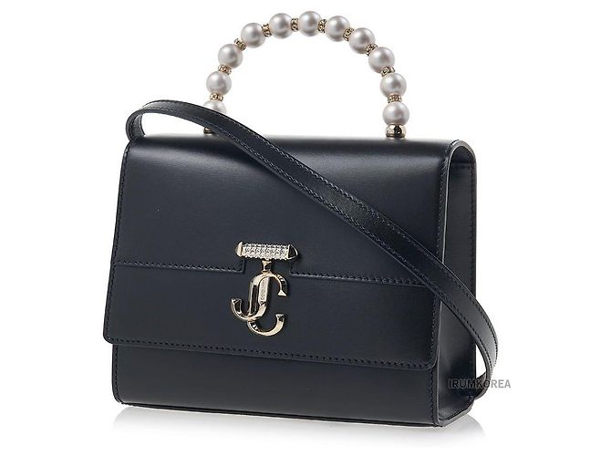 Jimmy Choo AVENUE TOPHANDLE RMA SCHWARZ LIGHT GOLD - Ansicht 2