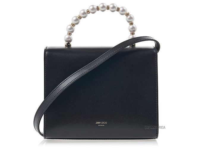 Jimmy Choo AVENUE TOPHANDLE RMA SCHWARZ LIGHT GOLD - Ansicht 3