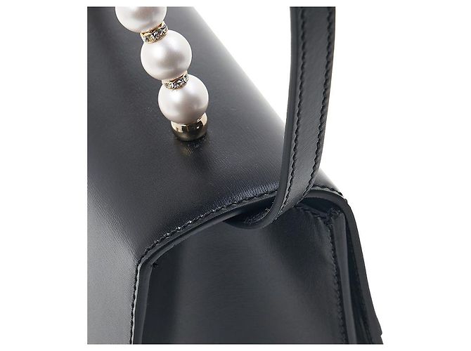 Jimmy Choo AVENUE TOPHANDLE RMA SCHWARZ LIGHT GOLD - Ansicht 8