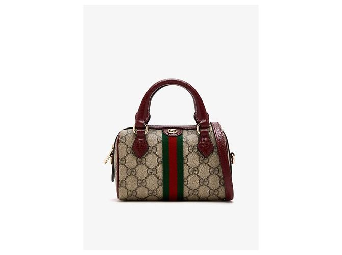 Gucci Ophidia Mini Boston Tasche Braun - Ansicht 5