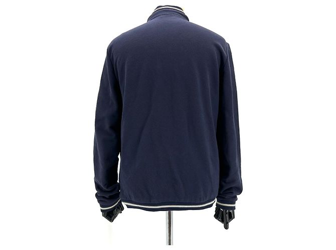 Moncler Herren Strickjacke mit Reißverschluss Windbreaker Schwarz - Ansicht 6
