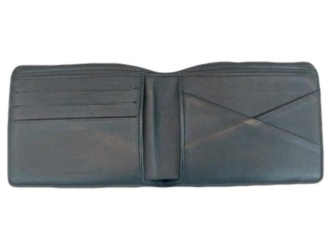 Louis Vuitton Portafoglio uomo a doppio piego LV Graphite Multiple Wallet Damier Cobalt Canvas Blu - vista 2