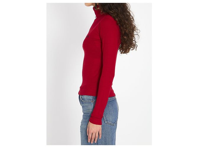Triomphe Céline Top de cuello alto reacondicionado Rojo Roja - vista 3