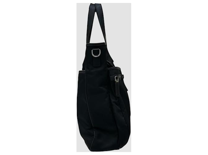 Prada Nylon-Tote-Bag Schwarz - Ansicht 4