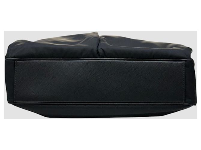 Prada Nylon-Tote-Bag Schwarz - Ansicht 8