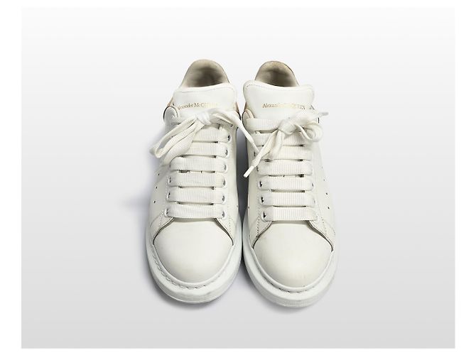 Alexander Mcqueen Sneaker Oversole da donna Bianco - vista 8