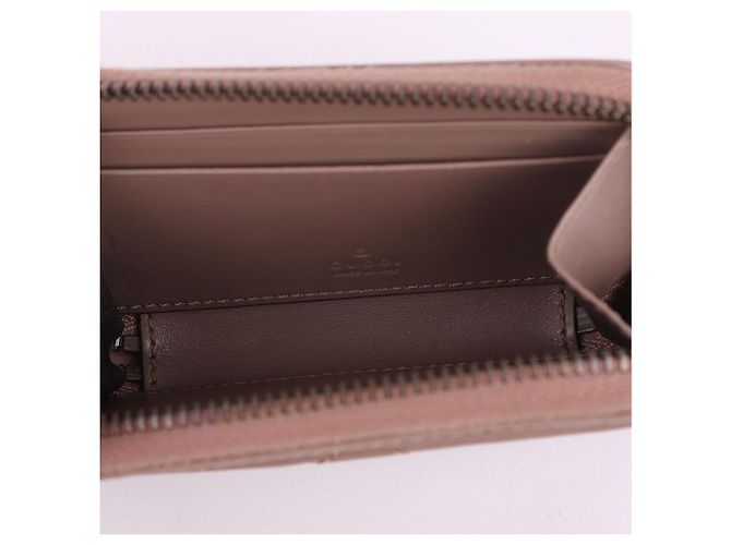 Gucci Marmont Kartenetui Hellbeige mit Goldton Braun - Ansicht 9
