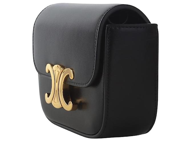 Céline Borsa a tracolla Triope Mini Claude Nero - vista 2