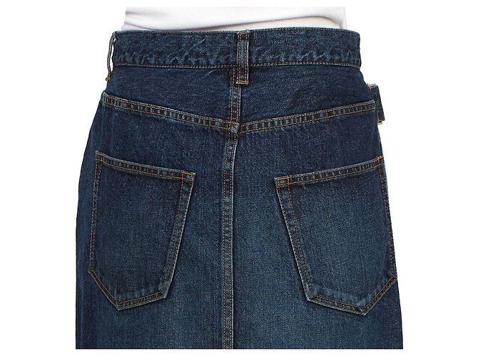 Sacai Falda larga vaquera Multicolor - vista 11