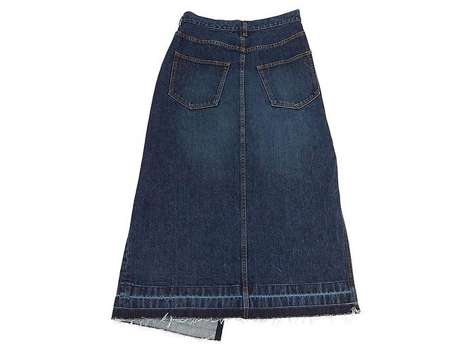 Sacai Falda larga vaquera Multicolor - vista 3