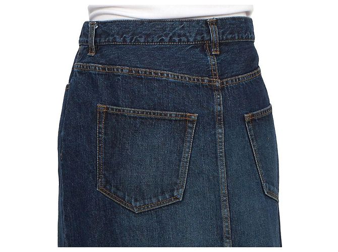 Sacai Falda larga vaquera Multicolor - vista 9