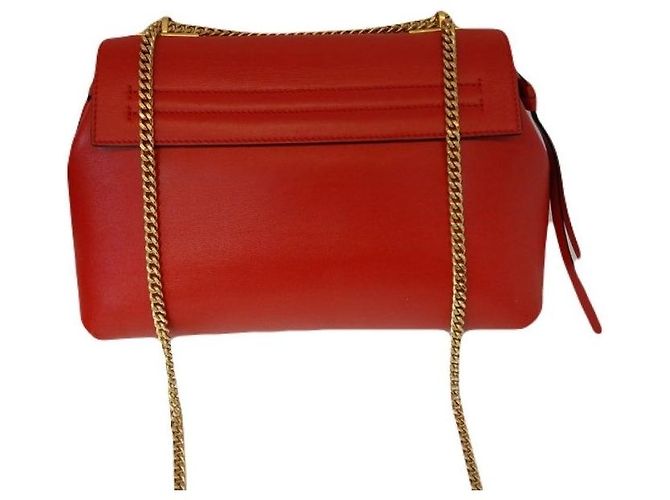 Valentino Schultertasche mit Ringkette in Rot - Ansicht 5