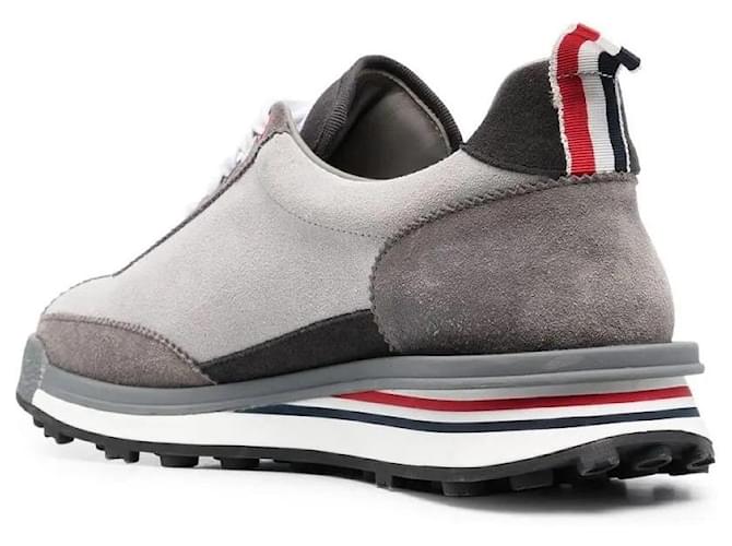 Thom Browne Tech Runner Wildleder-Sneaker Braun - Ansicht 4