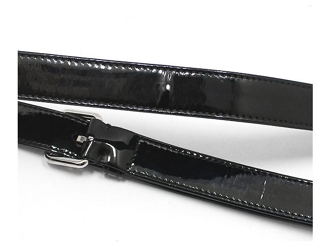 Dior Borsa a tracolla Lady Medium in vernice nera cannage argento Nero - vista 10