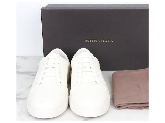 Bottega Veneta Speedster Leder-Sneaker Weiß - Ansicht 2