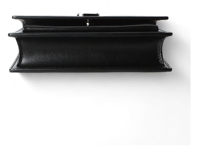 Saint Laurent Mini borsa a tracolla Monogram Sunset Chain Nero - vista 6