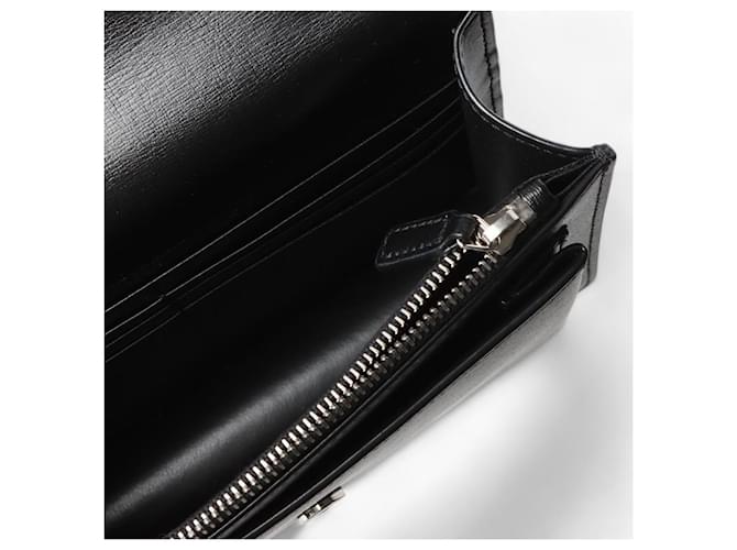 Saint Laurent Mini borsa a tracolla Monogram Sunset Chain Nero - vista 7