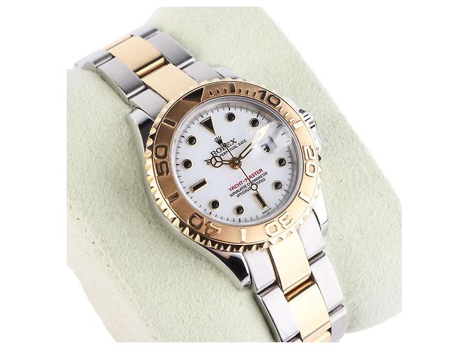 Reloj Rolex Yacht-Master en oro Everose para mujer Rosa - vista 2