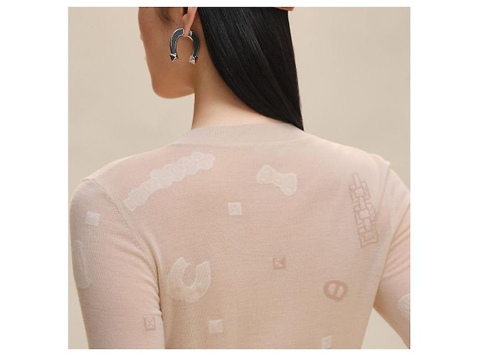 Hermès Maglione leggero a maniche lunghe Multicolore - vista 9