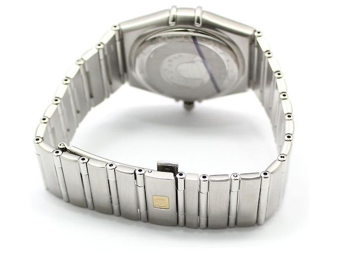 Omega Relógio Automático de Aço Constellation Diamond Prata - vista 6