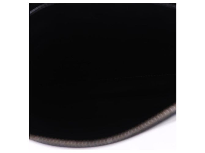 Givenchy Clutch Media Nera con Logo Stampato Nero - vista 9