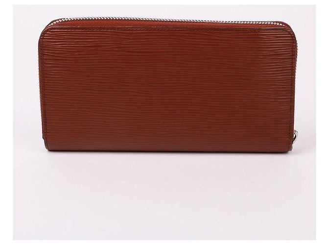 Louis Vuitton Portafoglio lungo con zip Epi Brown da donna Marrone - vista 5