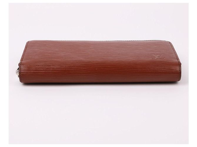 Louis Vuitton Portafoglio lungo con zip Epi Brown da donna Marrone - vista 7