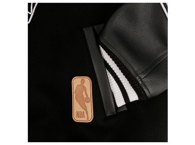 Louis Vuitton Giacca da basket NBA in pelle nera Taglia Nero - vista 10