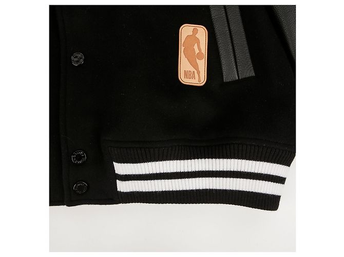 Louis Vuitton Giacca da basket NBA in pelle nera Taglia Nero - vista 11
