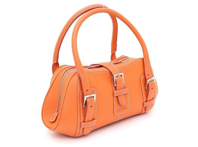 Borsa Tote Loewe Senda Bag Arancione - vista 2