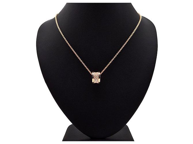 Bulgari Collana con diamanti pavé Rosa - vista 2