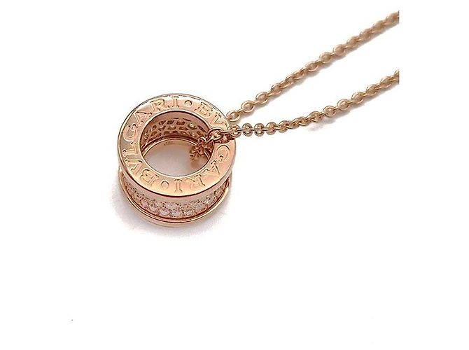 Bulgari Collana con diamanti pavé Rosa - vista 6