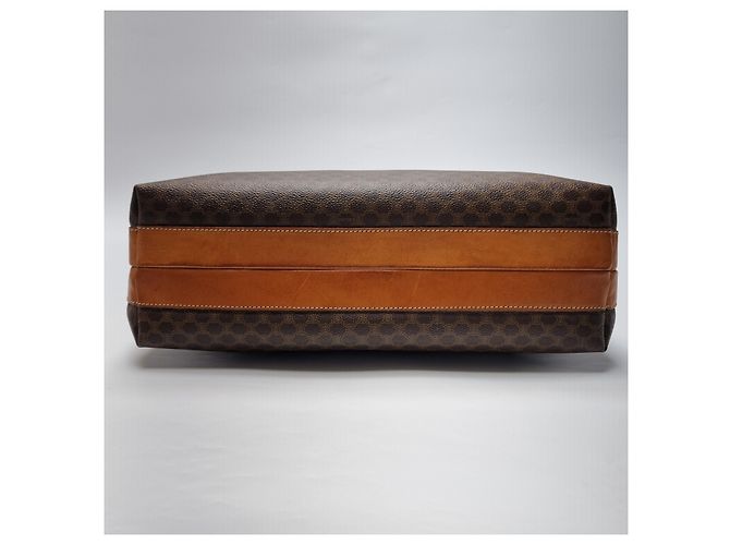 Céline Borsa Shopper Macadam Borsa a Spalla Unisex (Grado Articolo Raro) Marrone - vista 15