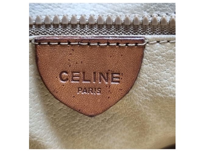 Céline Borsa Shopper Macadam Borsa a Spalla Unisex (Grado Articolo Raro) Marrone - vista 20