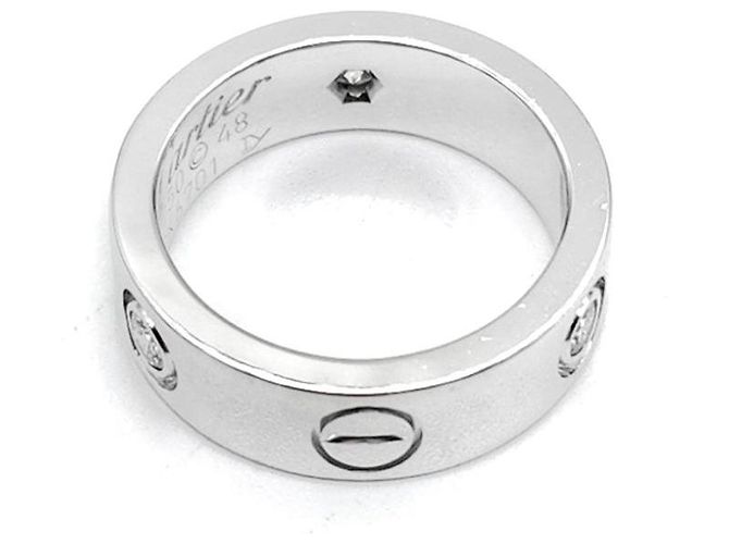 Cartier Diamond Love Ring Silber - Ansicht 5
