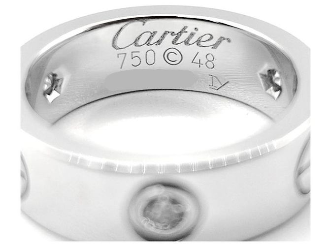 Cartier Diamond Love Ring Silber - Ansicht 6